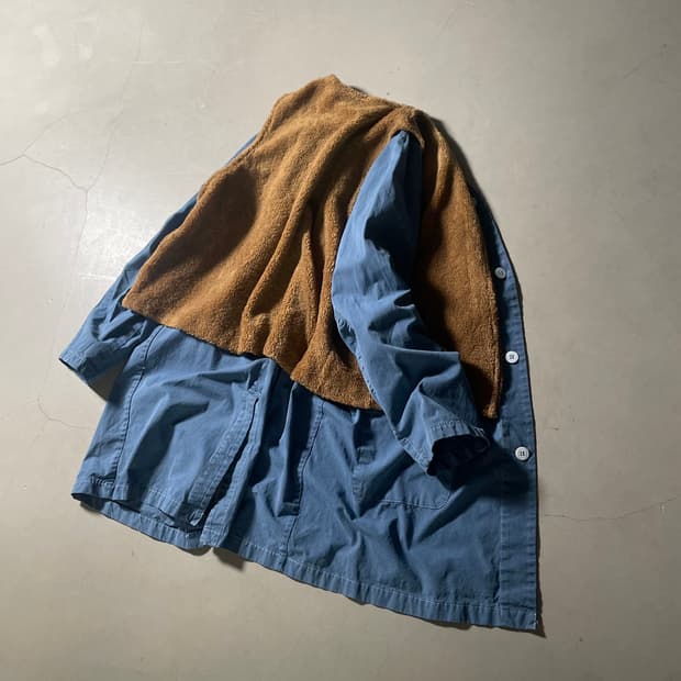 H•d One off  Indigo Dyed Field Coat