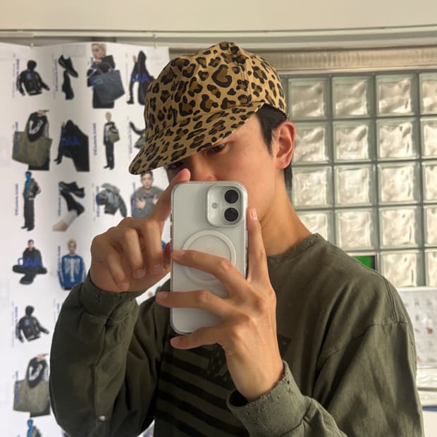 leopard camo cap 레오파드 캡