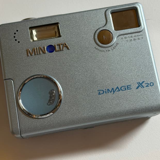 작례o) 민트급 미놀타 디미지x20 블루