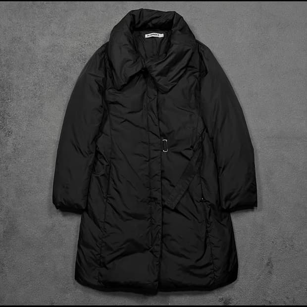 질샌더 덕다운 롱패딩