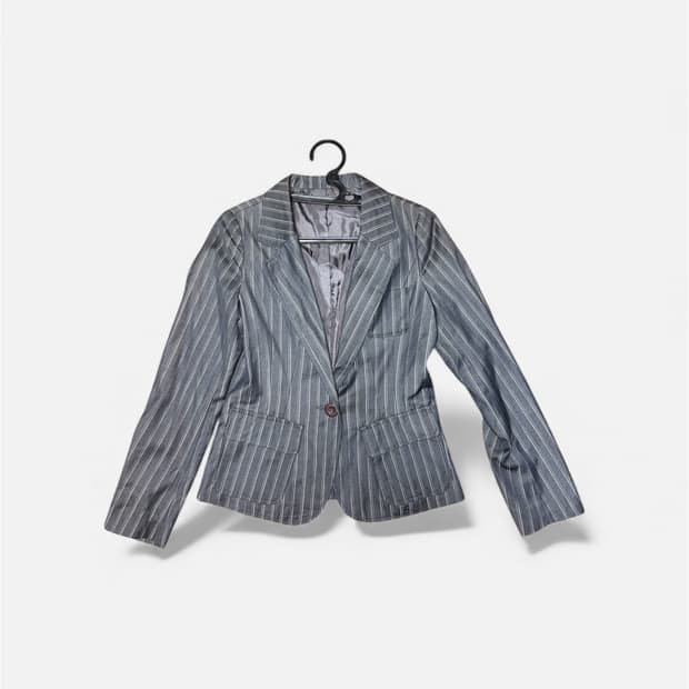 빈티지 스트라이프 블레이저