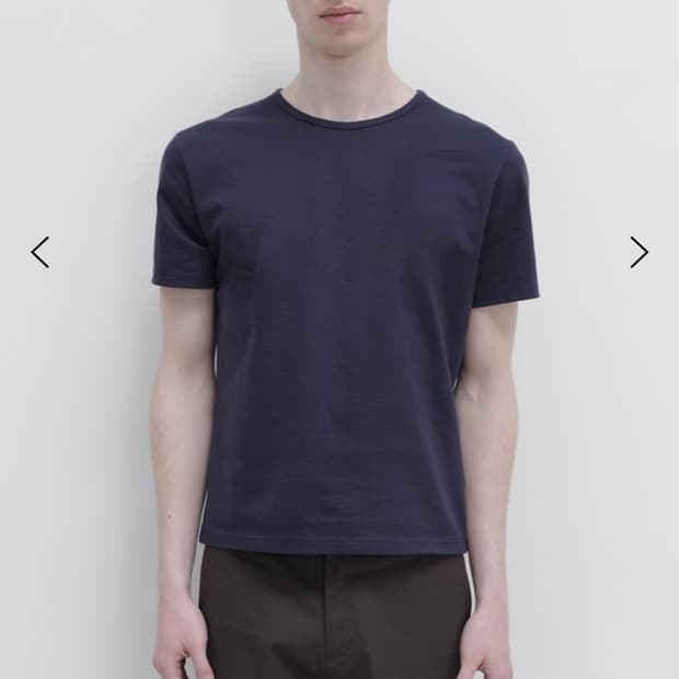 Les pin t-shirt 30수 퍼플블루 48사이즈