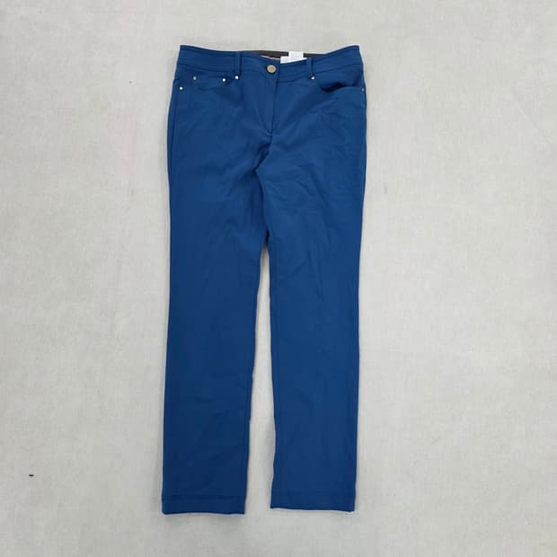 [73] 크로커다일 여성 블루 코튼 팬츠 바지1230J