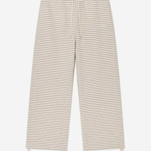 글로니 드로우스트링 스웻팬츠 스트라이프 M