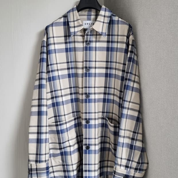 솔리드옴므 체크셔츠