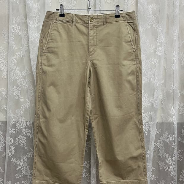 6) 폴로 랄프로렌 보이 크롭 치노 팬츠 베이지