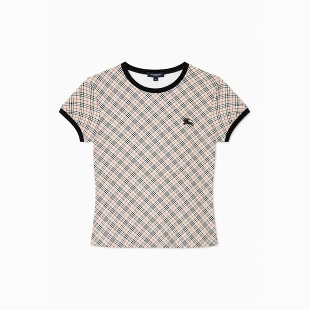 BURBERRY LONDON 버버리 체크 티셔츠 (6614)