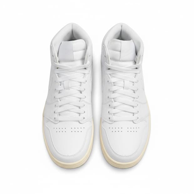 나이키 덩크 올화이트 하이탑 스니커즈 265