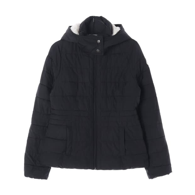 홀리스터 블랙 양털 안감 패딩 점퍼 S