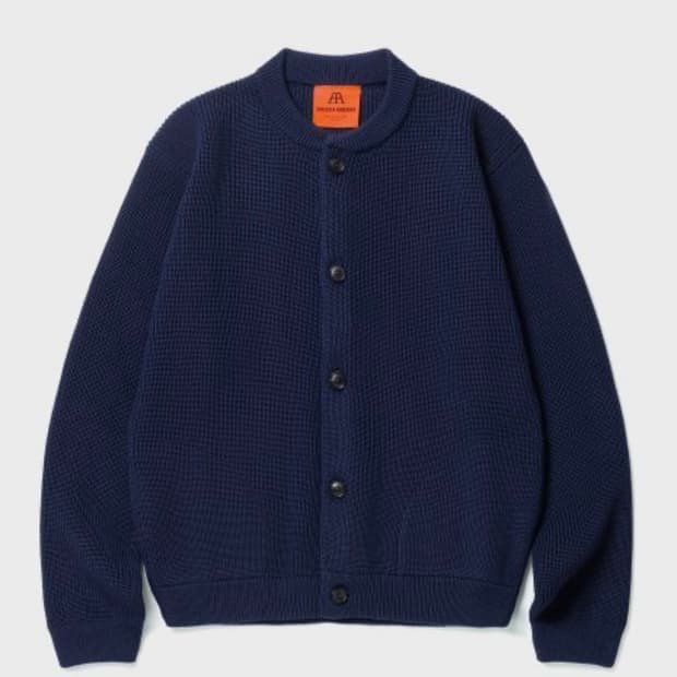 안데르센 안데르센 스키퍼 가디건 로얄 블루 L