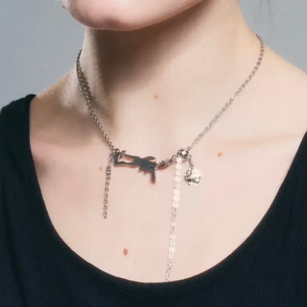 센티멍 NO.342 실버 목걸이