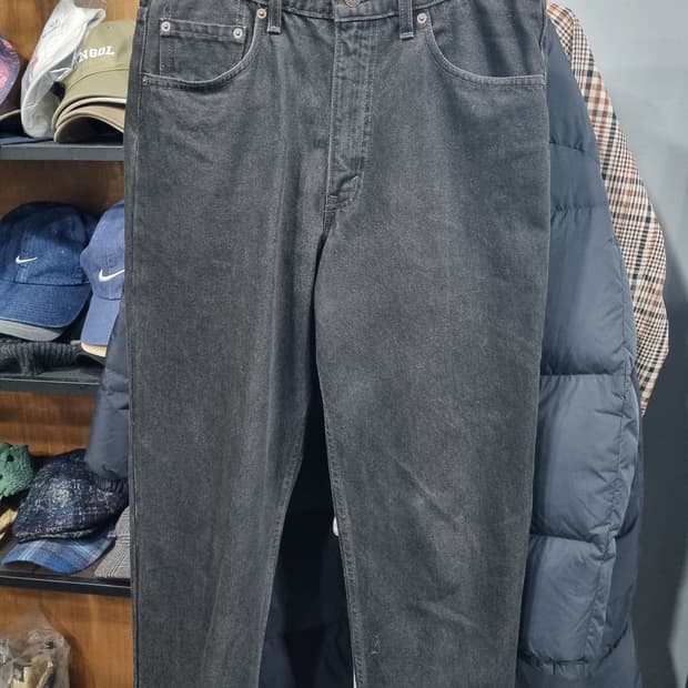 (리바이스550) 90년대 미국제조 블랙진 허리32