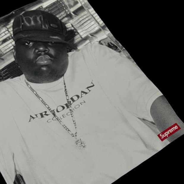 슈프림 조던 비기 티셔츠 L사이즈