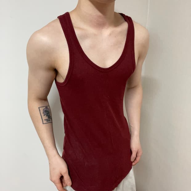 JULIUS 09S/S RIB TANK TOP
