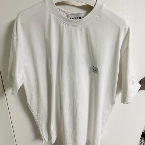 (50)솔리드옴므 반팔티셔츠 화이트