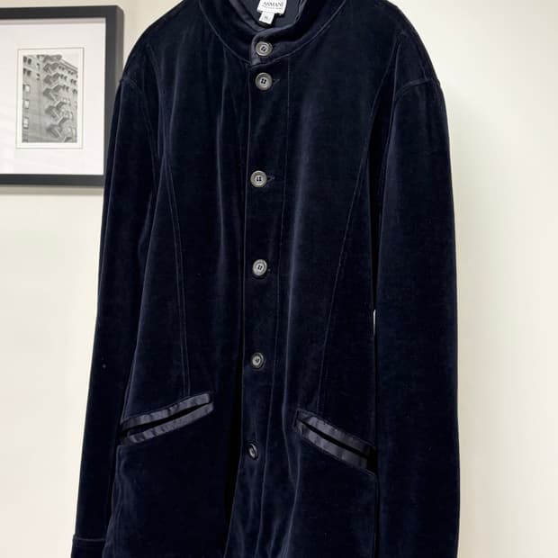 아르마니 꼴레지오니 벨벳자켓