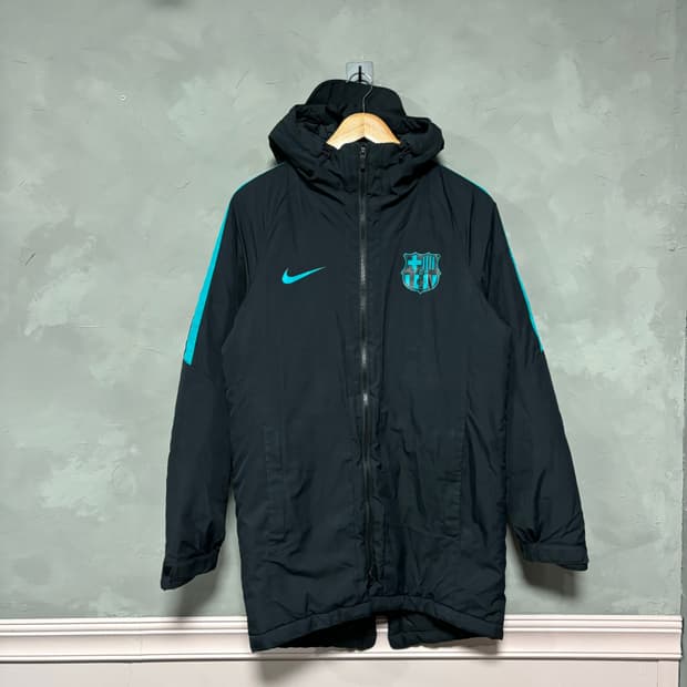 나이키 바르셀로나 미드필드자켓 구스다운 패딩