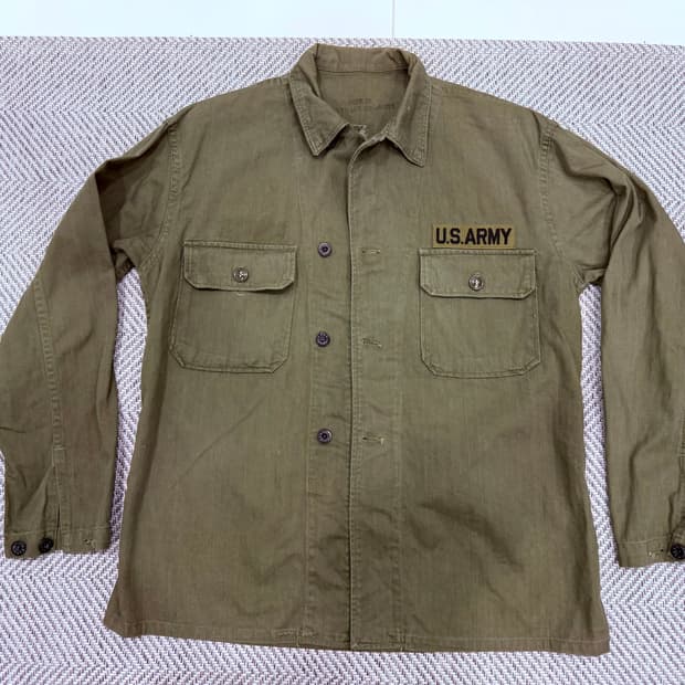(초레어 소장용) 미군 HBT 셔츠 자켓 38