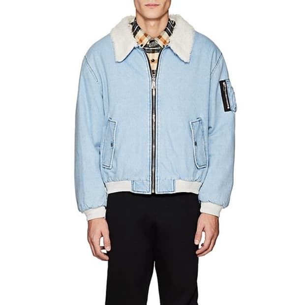 고샤루브친스키 17fw 셰르파 데님자켓