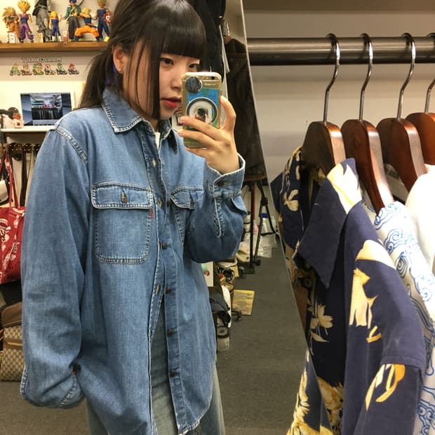 에드윈 데님셔츠