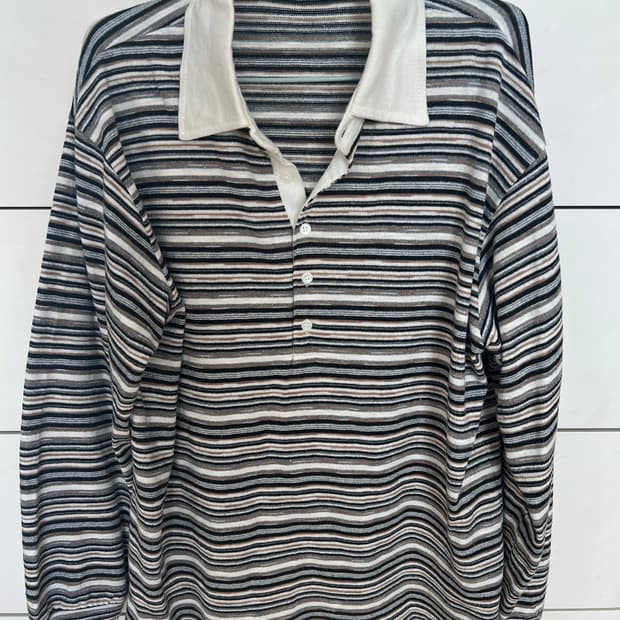 yueproject 단가라 니트 티셔츠