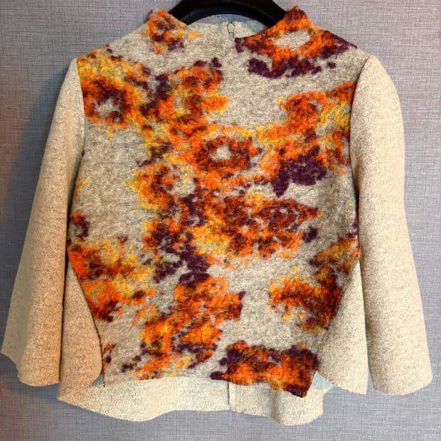 Sic 고급스러운 플라워 니트 Japan