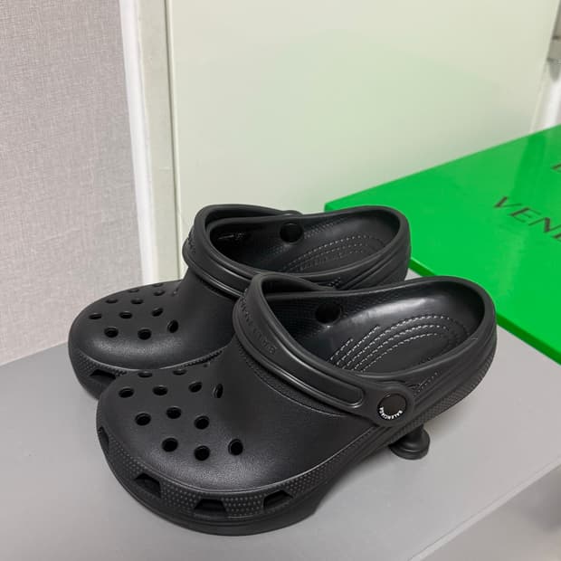 Balenciaga crocs heel