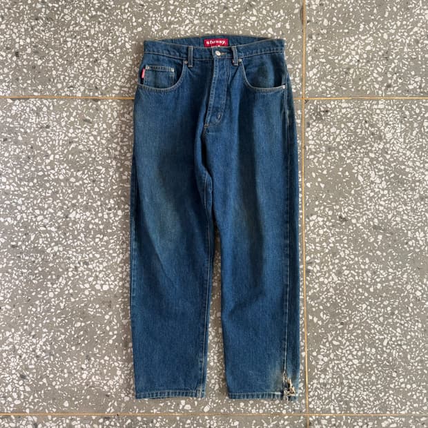 90s 올드 스투시 데님 팬츠