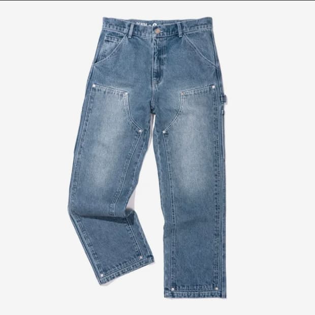 엑스트라오디너리 더블니 데님 라이트인디고 m