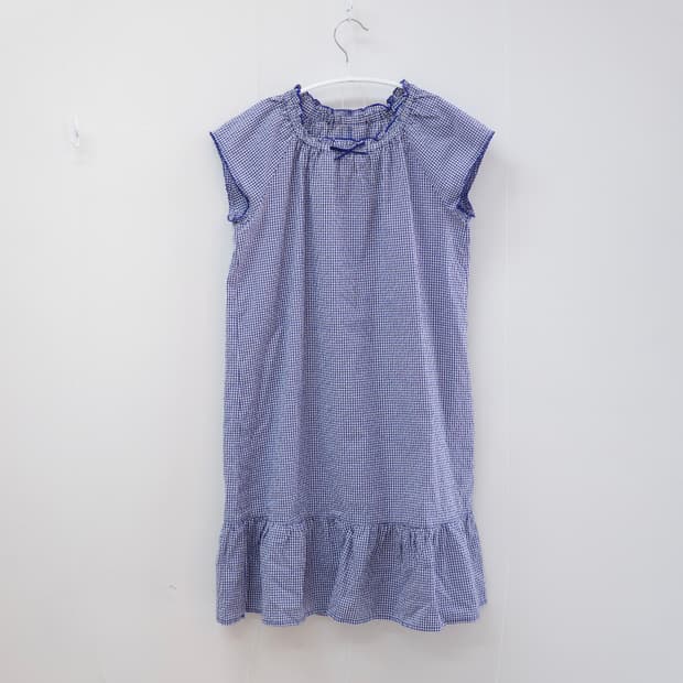 Blue ribborn one-piece