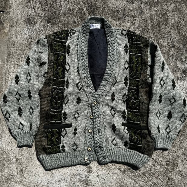 [XL] 80s Givenchy 지방시 젠틀맨 가디건