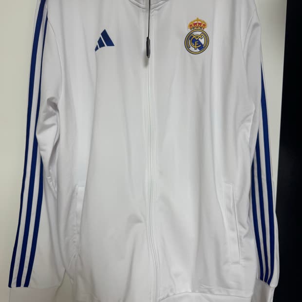 아디다스 레알 마드리드 DNA 트랙탑 화이트