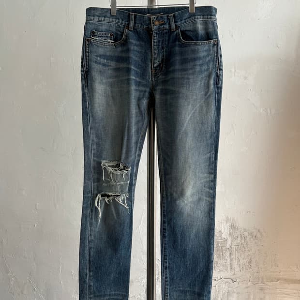 Saint Laurent 생로랑 18FW 디스 데님 팬츠