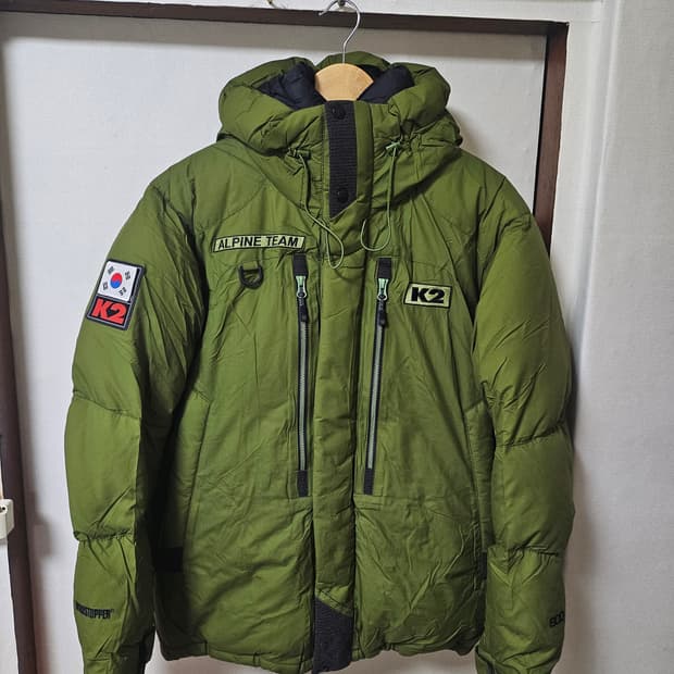 K2 코볼트 대장패딩 90(95)사이즈 올리브 그린