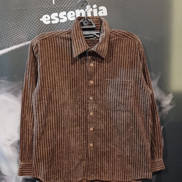 빈티지 코듀로이 브라운 셔츠