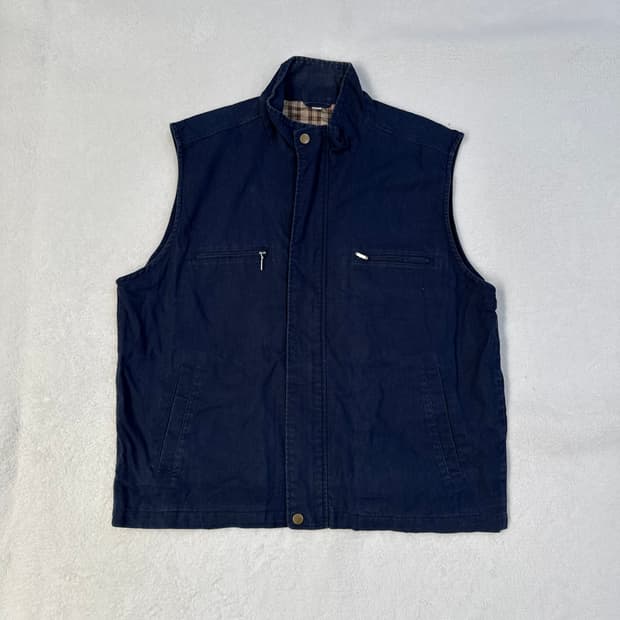 L 빈티지 포켓 워크 베스트 0303T