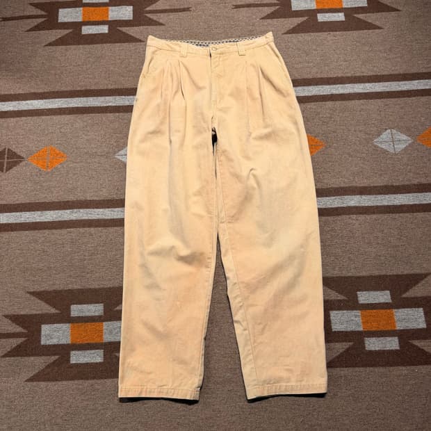 Gap 올드 갭 90s 캔버스 투턱 클래식 치노 팬츠 32