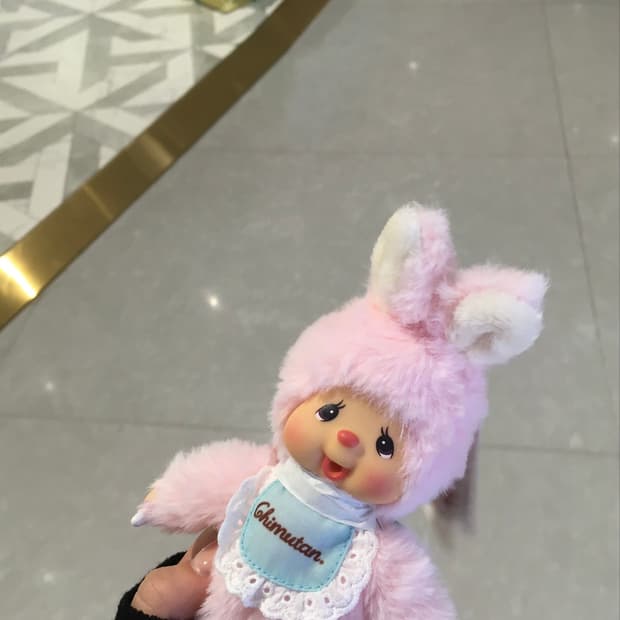 몬치치 치무탄 핑크 키링