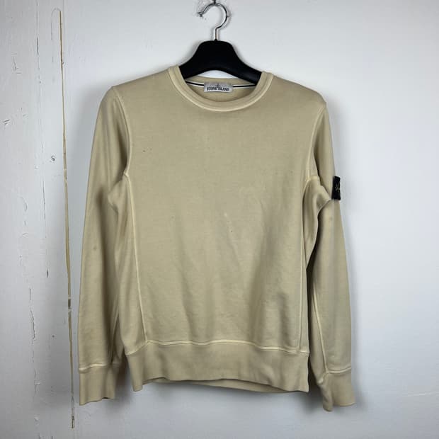 스톤아일랜드 베이지 맨투맨 S