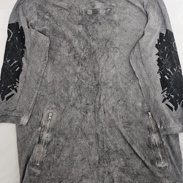 [정품/L] 스톤아일랜드 섀도우 프로젝트 17SS 마블드 이펙트 롱슬리브