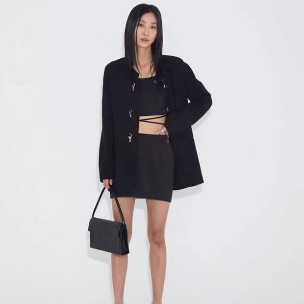 미스치프 22ss 버클 자켓 블랙