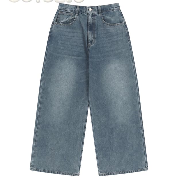 코이세이오 W STITCH DENIM PANTS BLUE