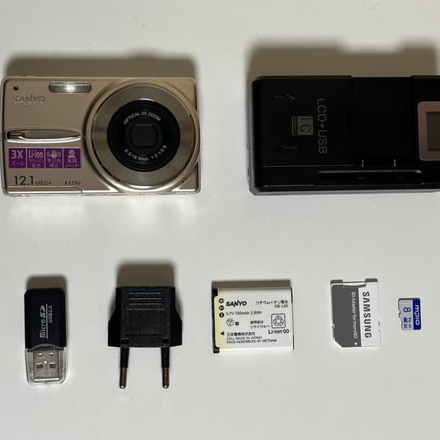 산요 SANYO DSC-X1250 디지털카메라