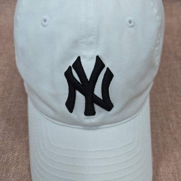MLB 뉴욕양키스 NY 화이트 볼캡 야구모