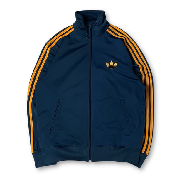 아디다스 블루옐로우 구 파이어버드 트랙탑 져지 105