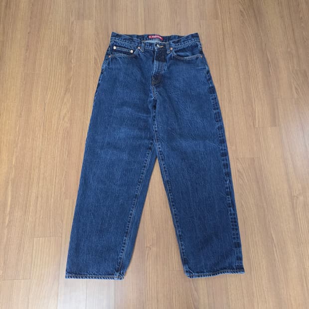 (30) 슈프림 리지드 인디고 배기진 팬츠 