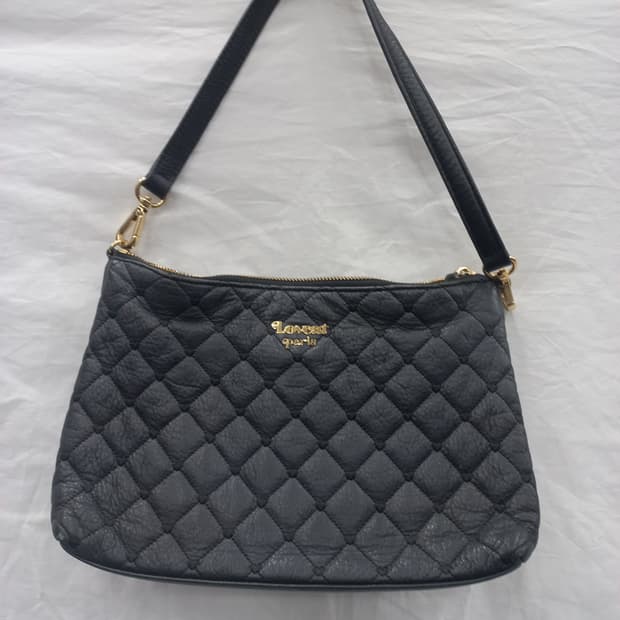 lavoret paris 퀼팅 핸드백 블랙