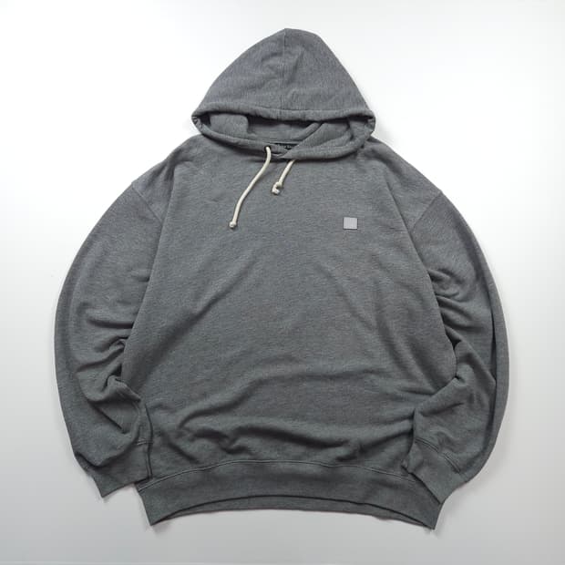 아크네스튜디오 페이스 로고 박시핏 스웻 후드 티셔츠 (XXL)