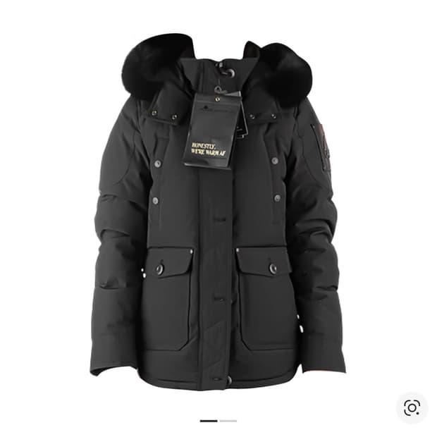 무스너클 오닉스 양기유 자켓 퍼 블랙 패딩
