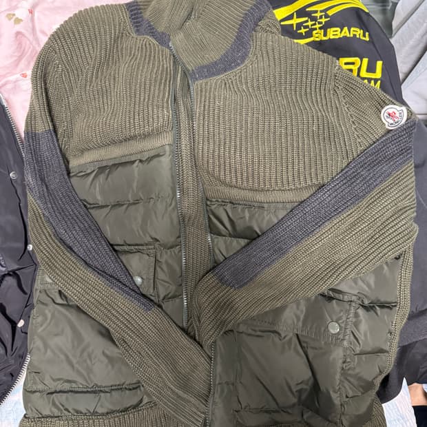 몽클레어 집업 니트 패딩 xl (105-110)